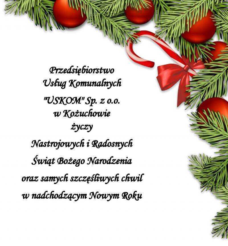 Wesołych Świąt Bożego Narodzenia!