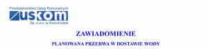 Planowane wyłączenie wody