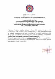 PRZYWRÓCENIE PRZYDATNOŚCI WODY DO SPOŻYCIA – STYPUŁÓW I CISÓW