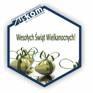 Życzenia Wielkanocne od Zarządu i Pracowników Przedsiębiorstwa Usług Komunalnych USKOM Sp. z o.o. w Kożuchowie.